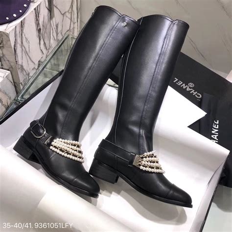 chanel chain boots buy|chanel boots with pearl heel.